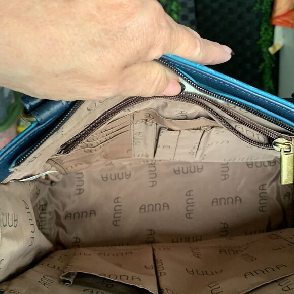 Anna by Anuschka handbag.  All leather and hand painted - Picture 6 of 14